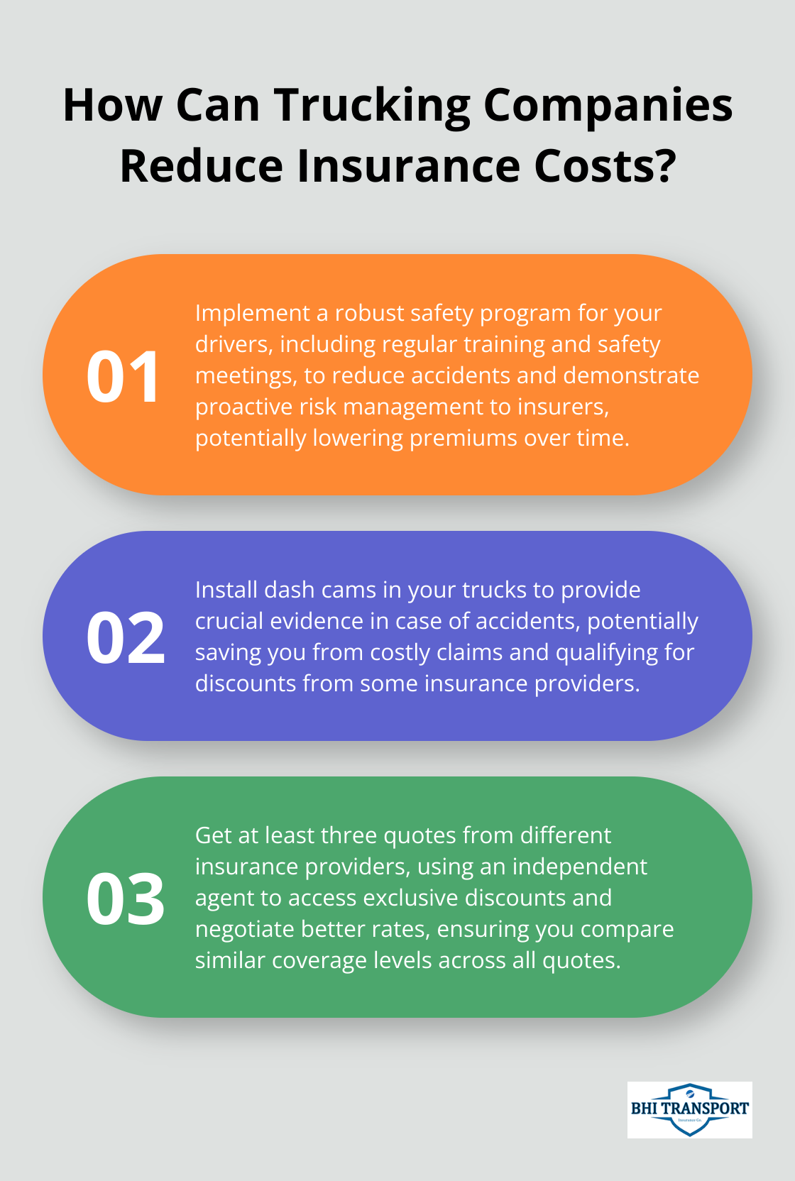 Fact - How Can Trucking Companies Reduce Insurance Costs?